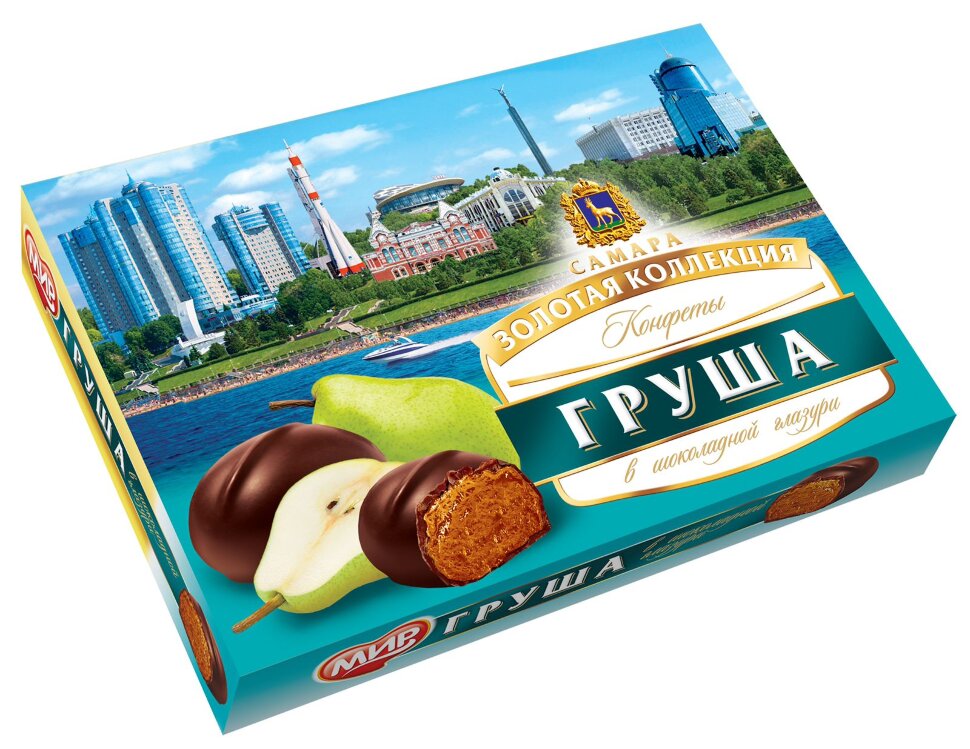  КФ МИР Груша в шоколадной глазури 160г  в Белогорске